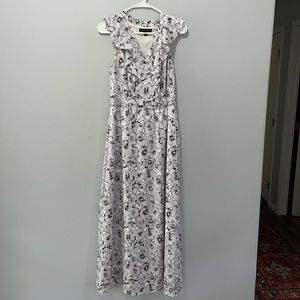 Banana Republic Floral Maxi Dress with Ruffles